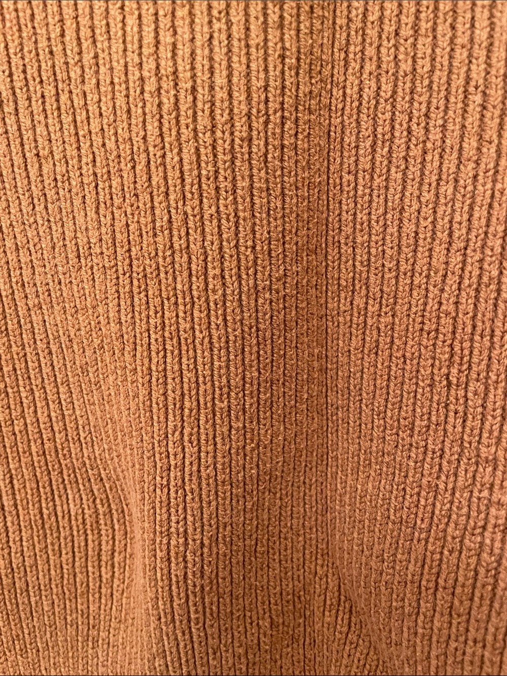 Free People Ribbed Cropped Sweater in Rust - Picture 6 of 8